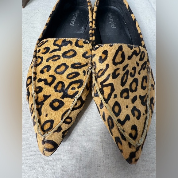 Jeffry Campbell Leopard Print Calf Hair Fur Pointy Toe Flats Womens Size 6.5 M - Picture 6 of 7